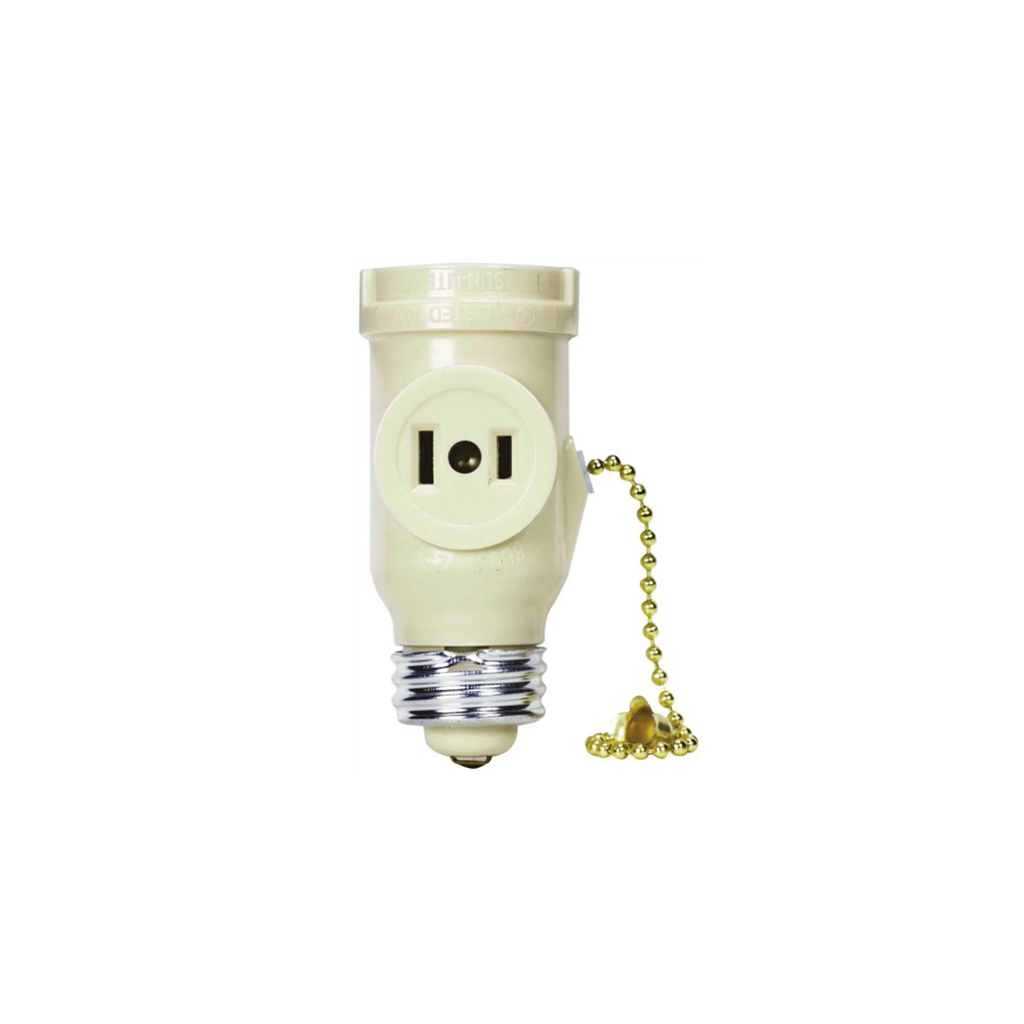 Socket calavera con toma cadena 718 beige