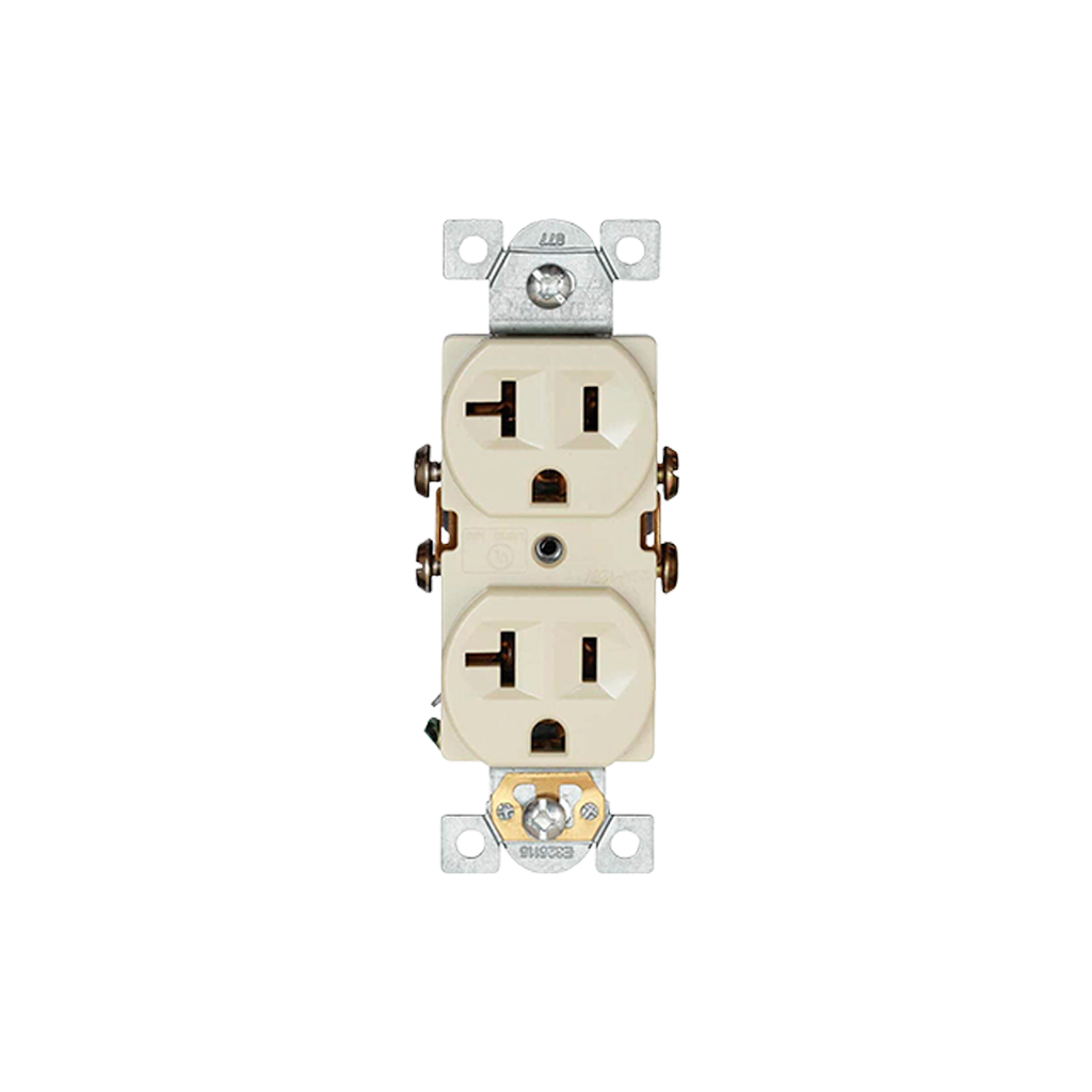 Tomacorriente doble empotrable 20a ntp 877-v