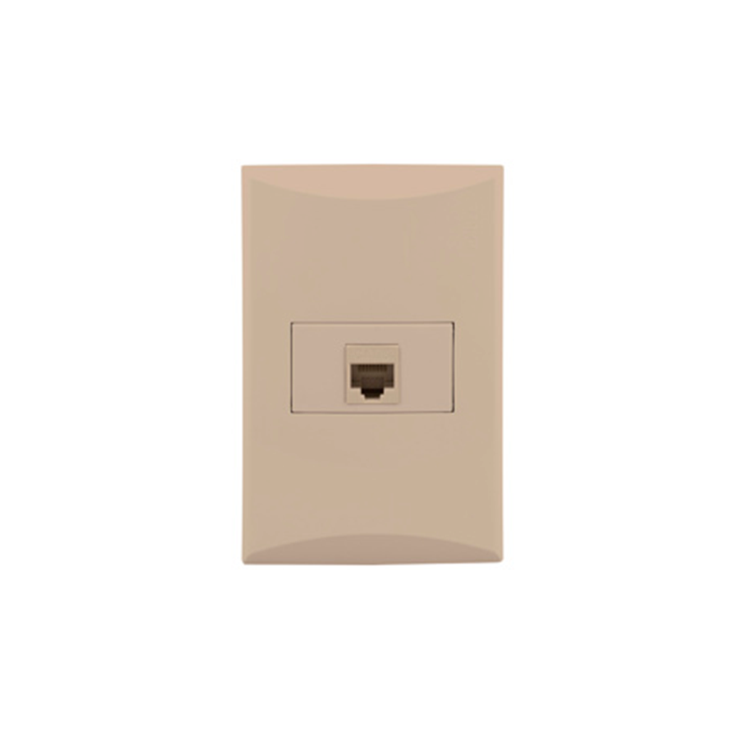 Tomacorriente red rj45 eagle 1015-v marfil