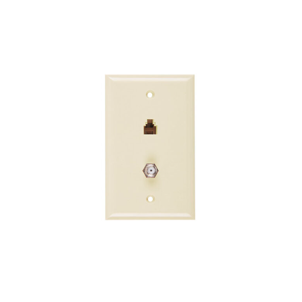 Tomacorriente t.v-telefono aguila 3572