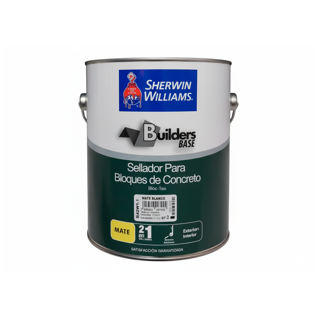 Sellador para bloque de concreto 1-galon sherwin williams blanco mate