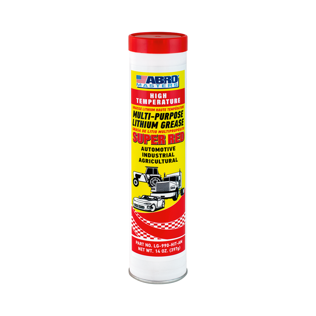 Grasa litio 14-oz tubo #2 abro 990-hit roja