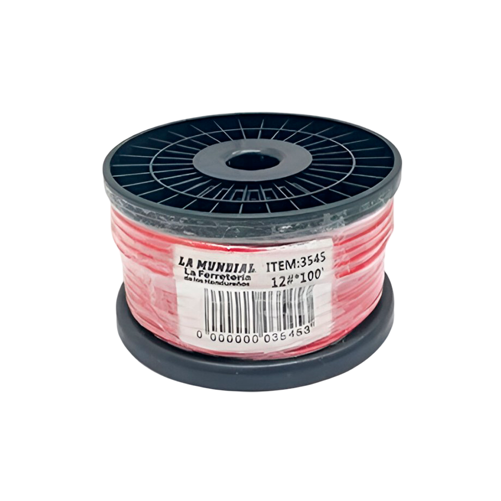 Alambre para carro #12x100' cs-126005 varios colores