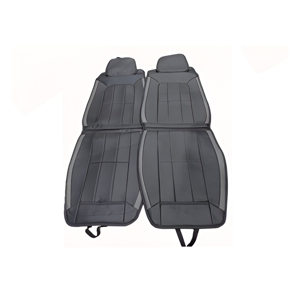 Forro asiento carro 2pc csc23052 negro/gris