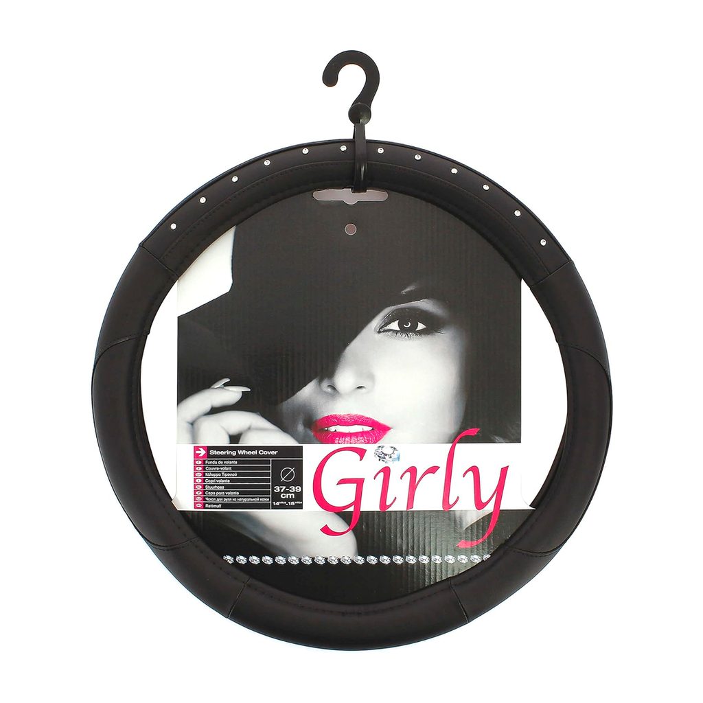 Forro para timon "m" girly car+ fvdrblk negro