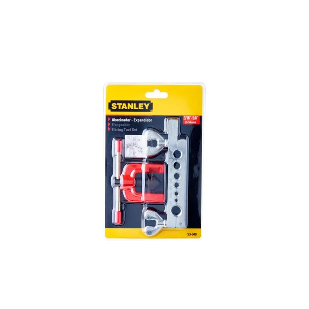 Juego abocinador 3/16"-5/8" stanley 93-040