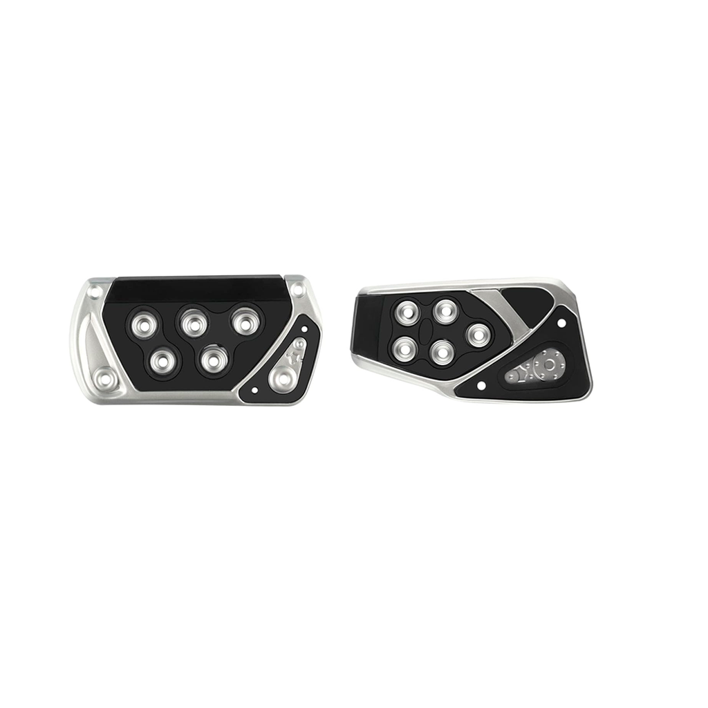 Pedal carro metal 2pc racing ac15084 negro