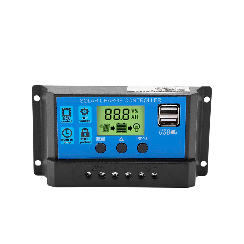 Regulador para panel solar 20a 12/24v 2024