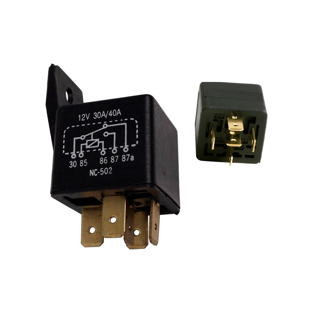 Relay para carro 5p 12v 40a ae1202=nc-502