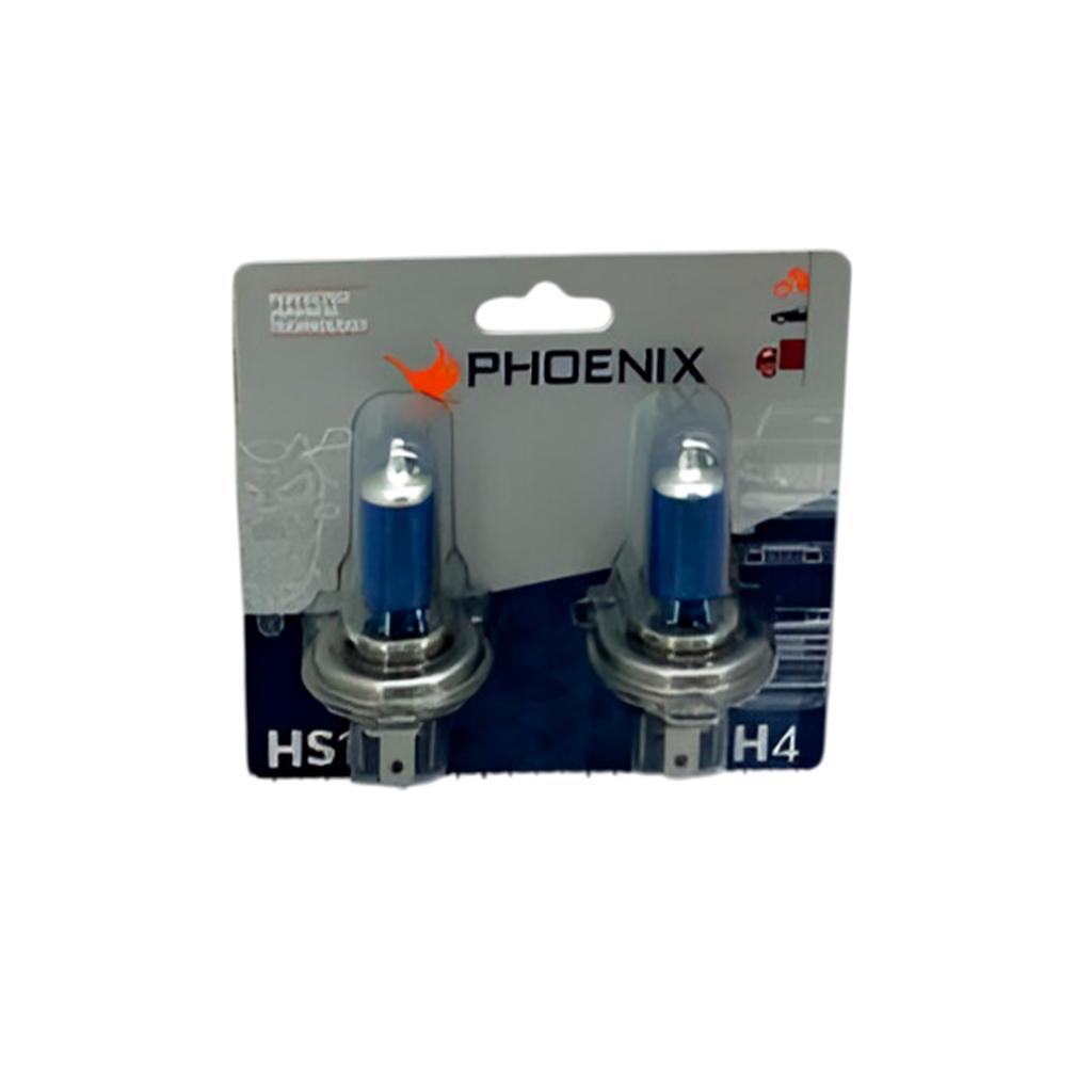 Bujia carro halógena h4 100/90w p43t ult blanca