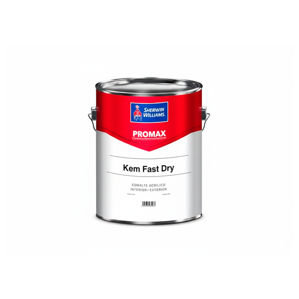 Kem esmalte industrial fast dry 1-gln base sherwin williams extra blanco