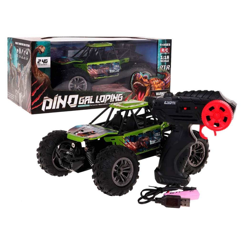 Juguete carro dinosaurio con control remoto 1811915
