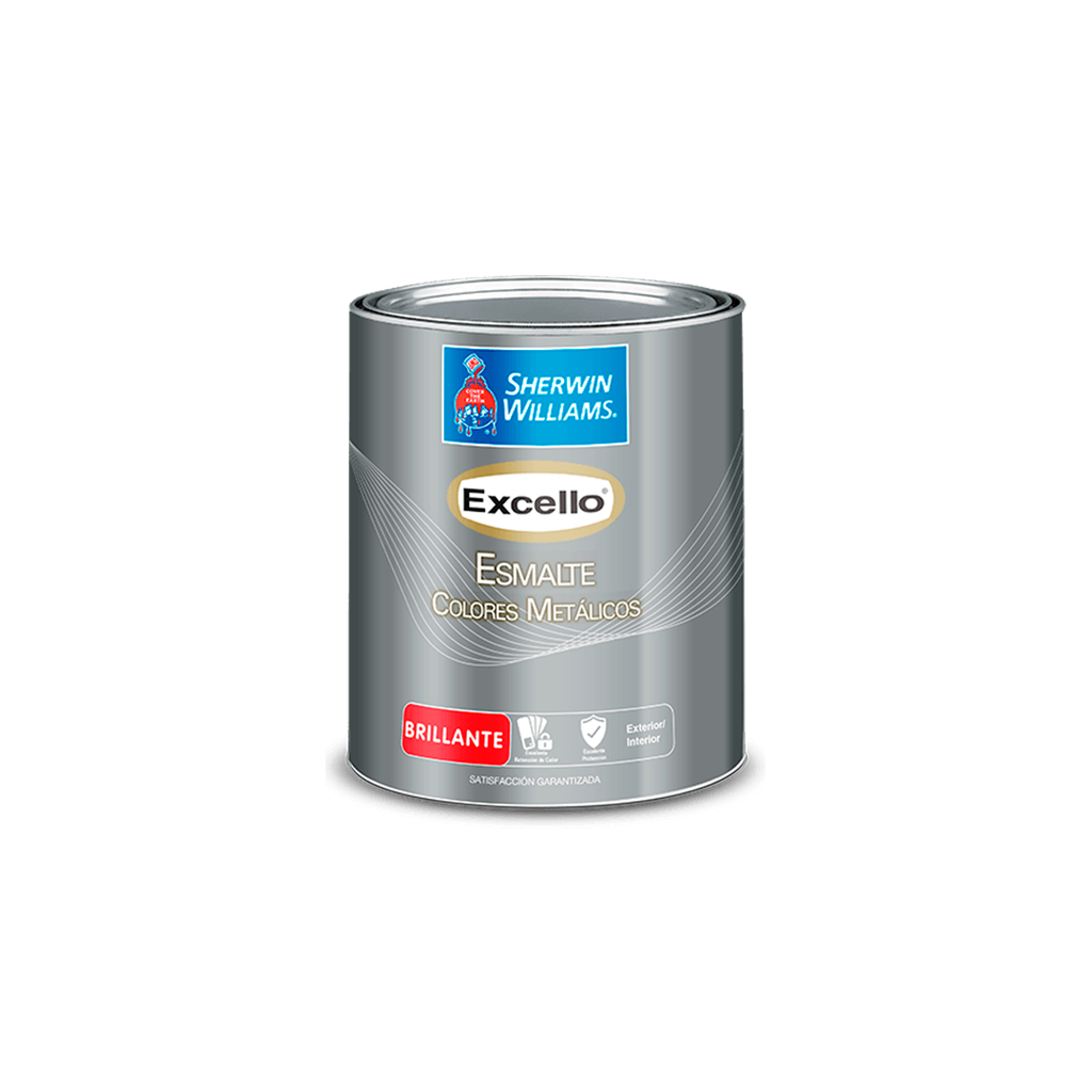 Pintura excello para metal de aceite 1-galon sherwin williams plata