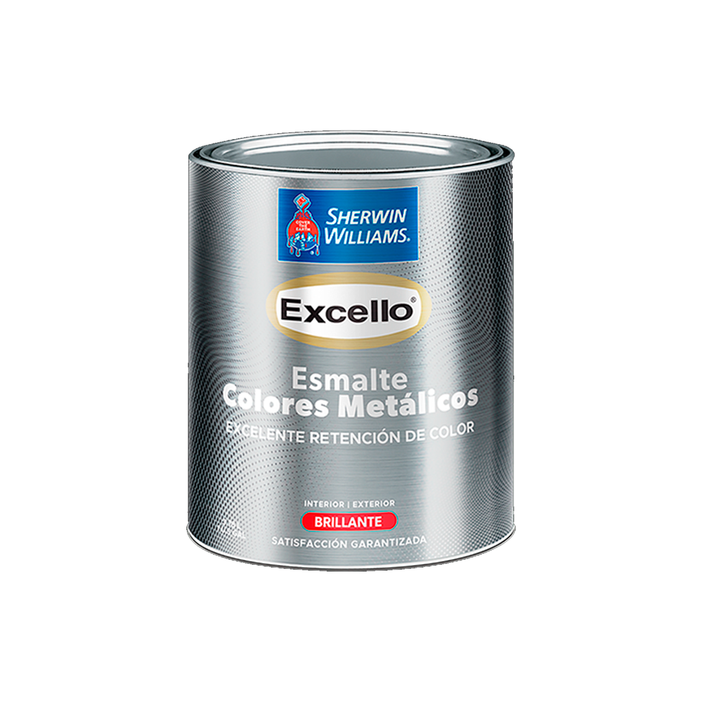 Pintura excello para metal de esmalte 1-galon sherwin williams cobre