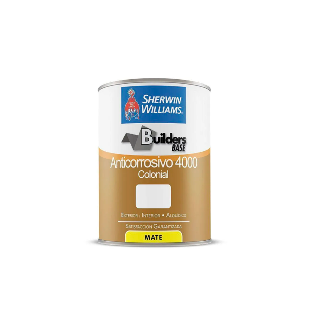 Anticorrosivo colonial 1-galon sherwin williams blanco mate