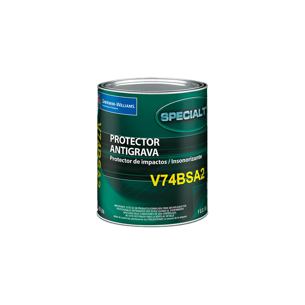 Pintura protector anti-grava 1/4-galon sherwin williams negro