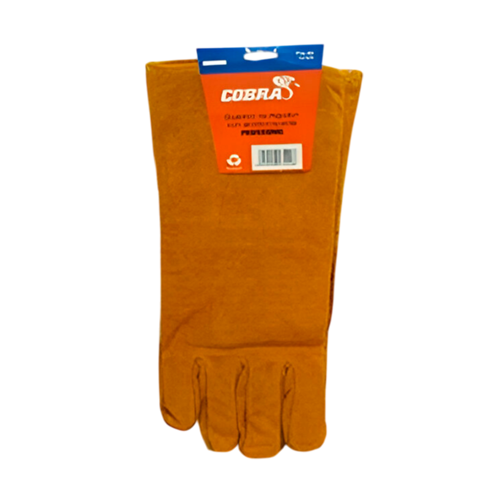 Guante cuero para soldar 13.5" cobre zhx-1020