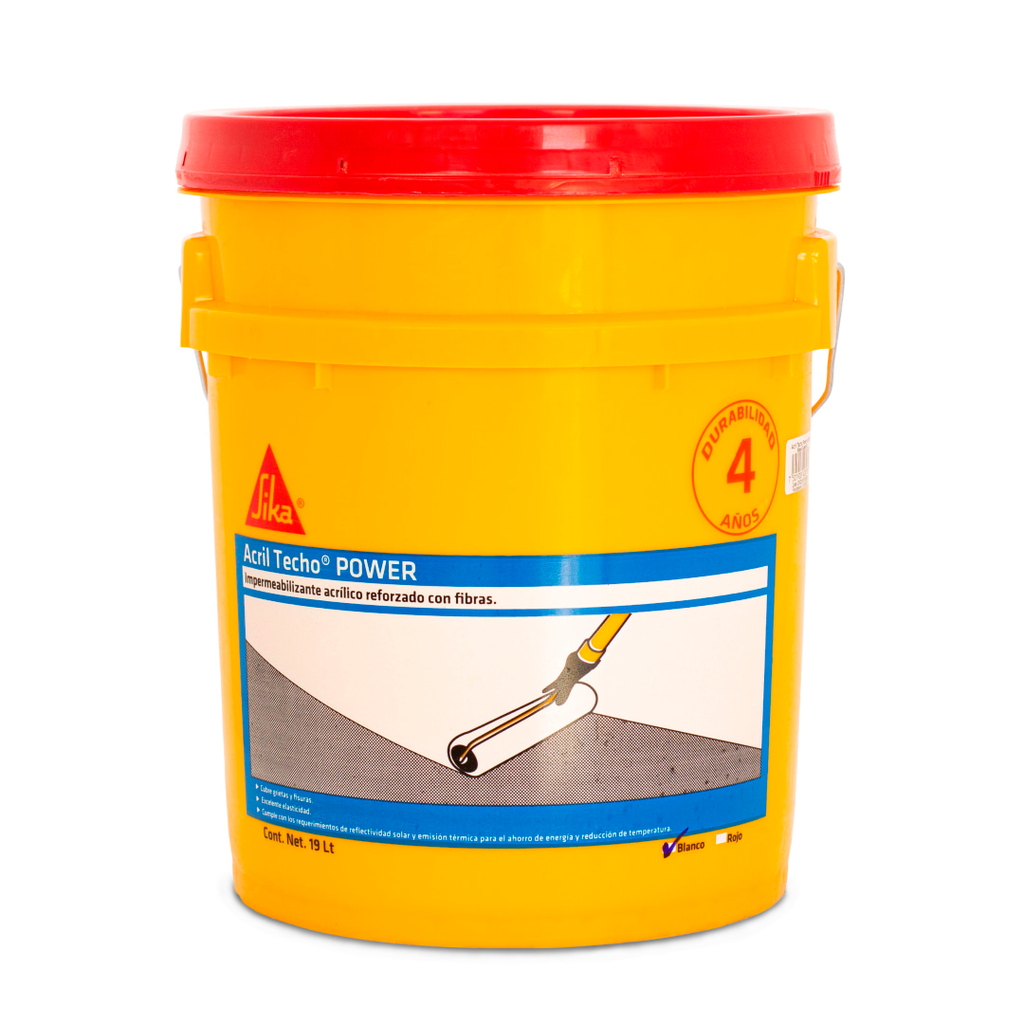 Impermeabilizante para techo 1-cub pow19l blanco