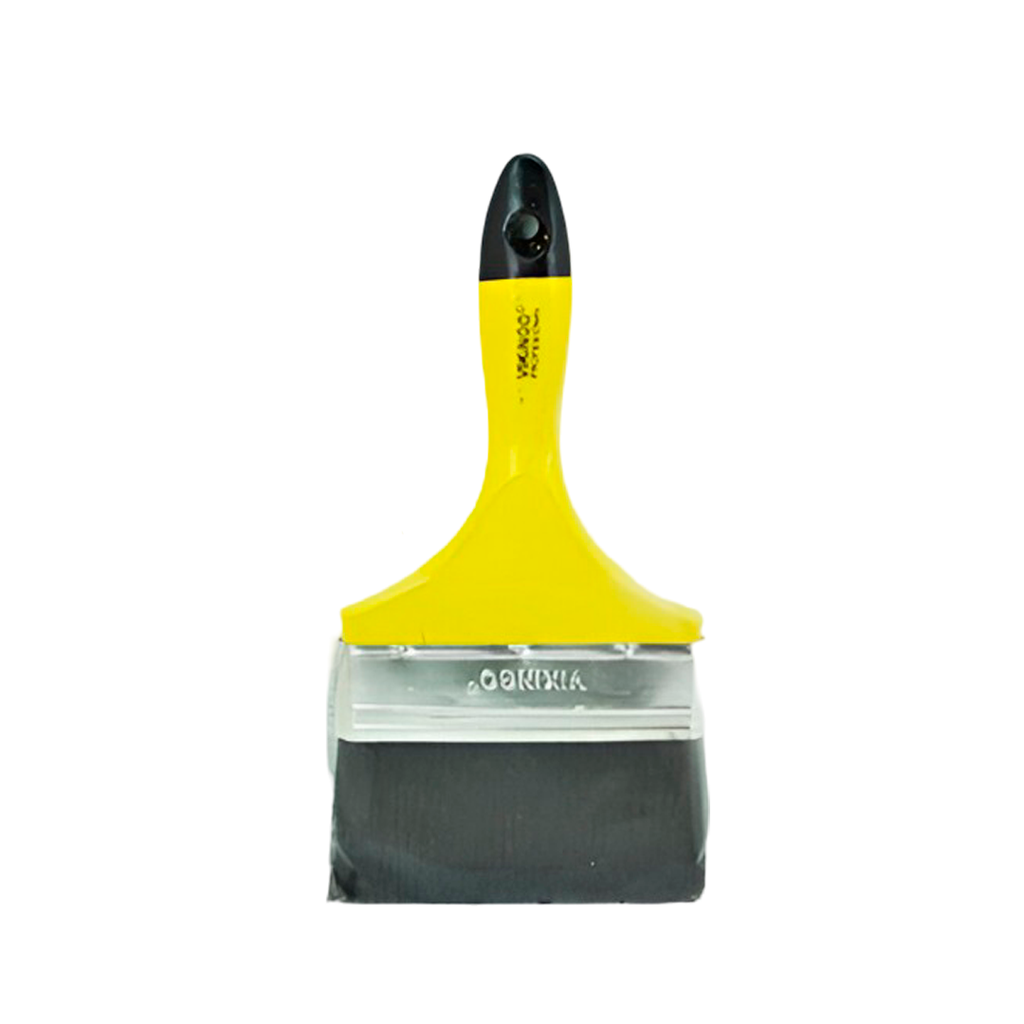 Brocha para pintar 5" mango madera vikingo 8/yh-8 negro/amarillo