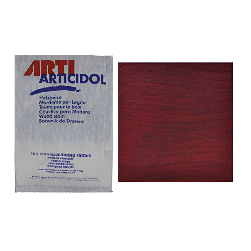 Caustico arti 105 soluble agua caoba rojizo