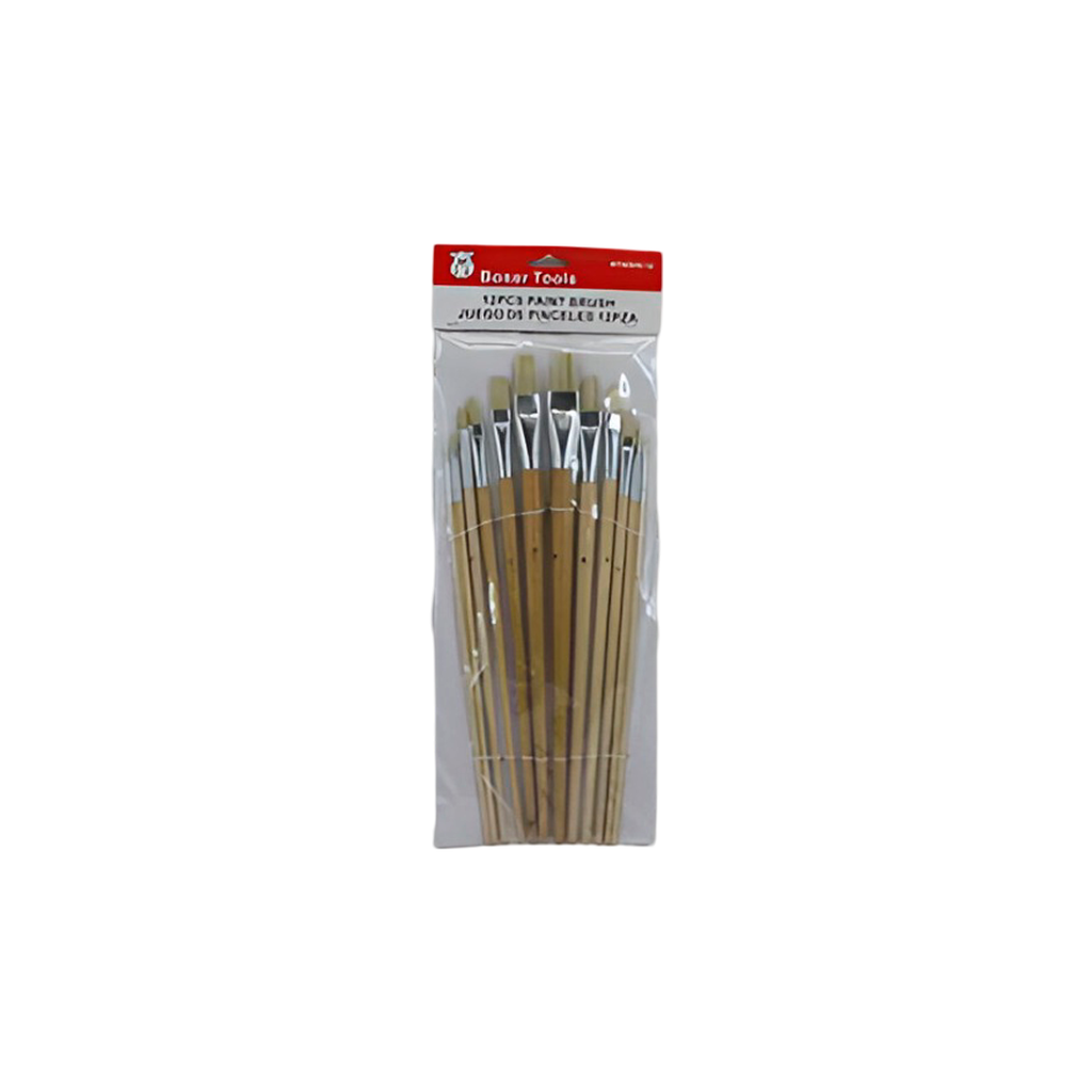 Pincel para pintor 12pc pla madera boxer nt40960