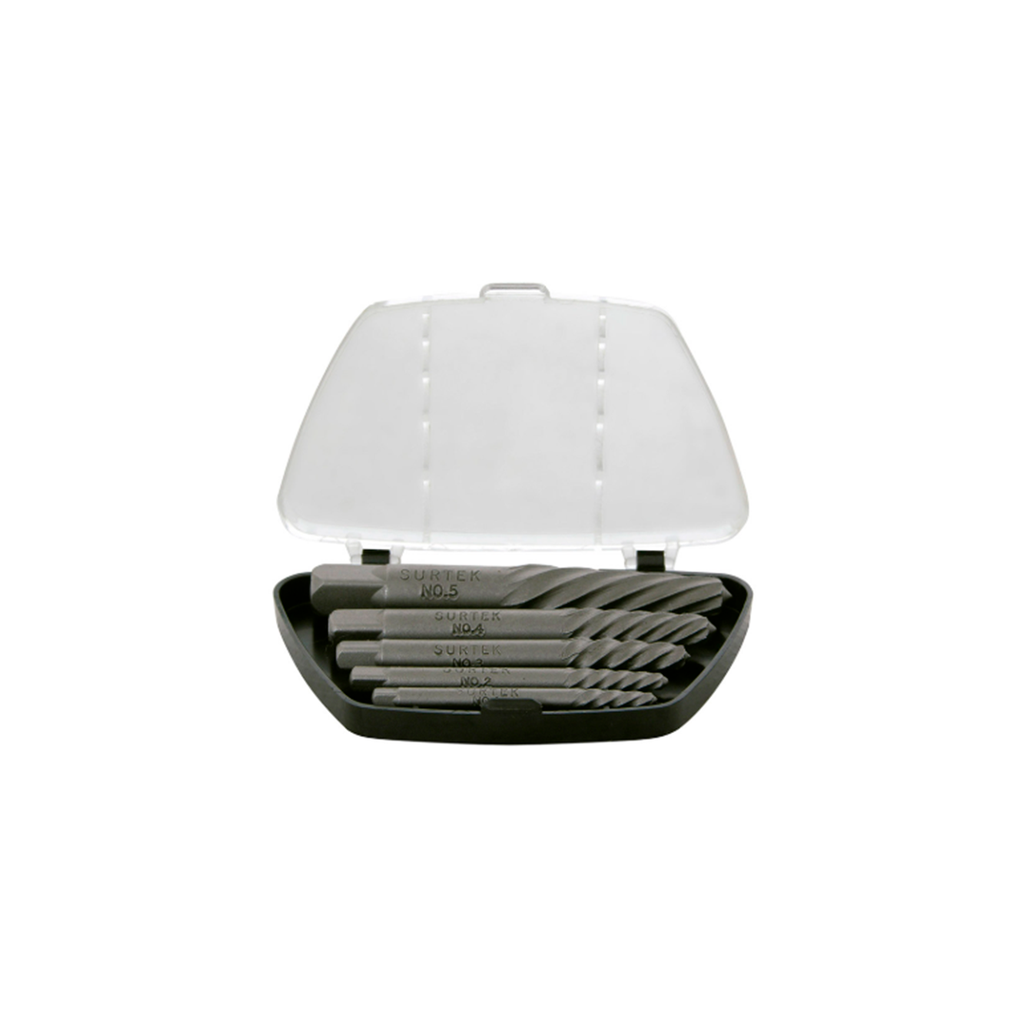 Extractor para tornillos 5pc surtek 107040