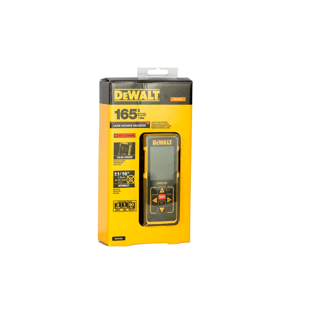 Medidor laser 0.5-50mt dewalt dw0165n