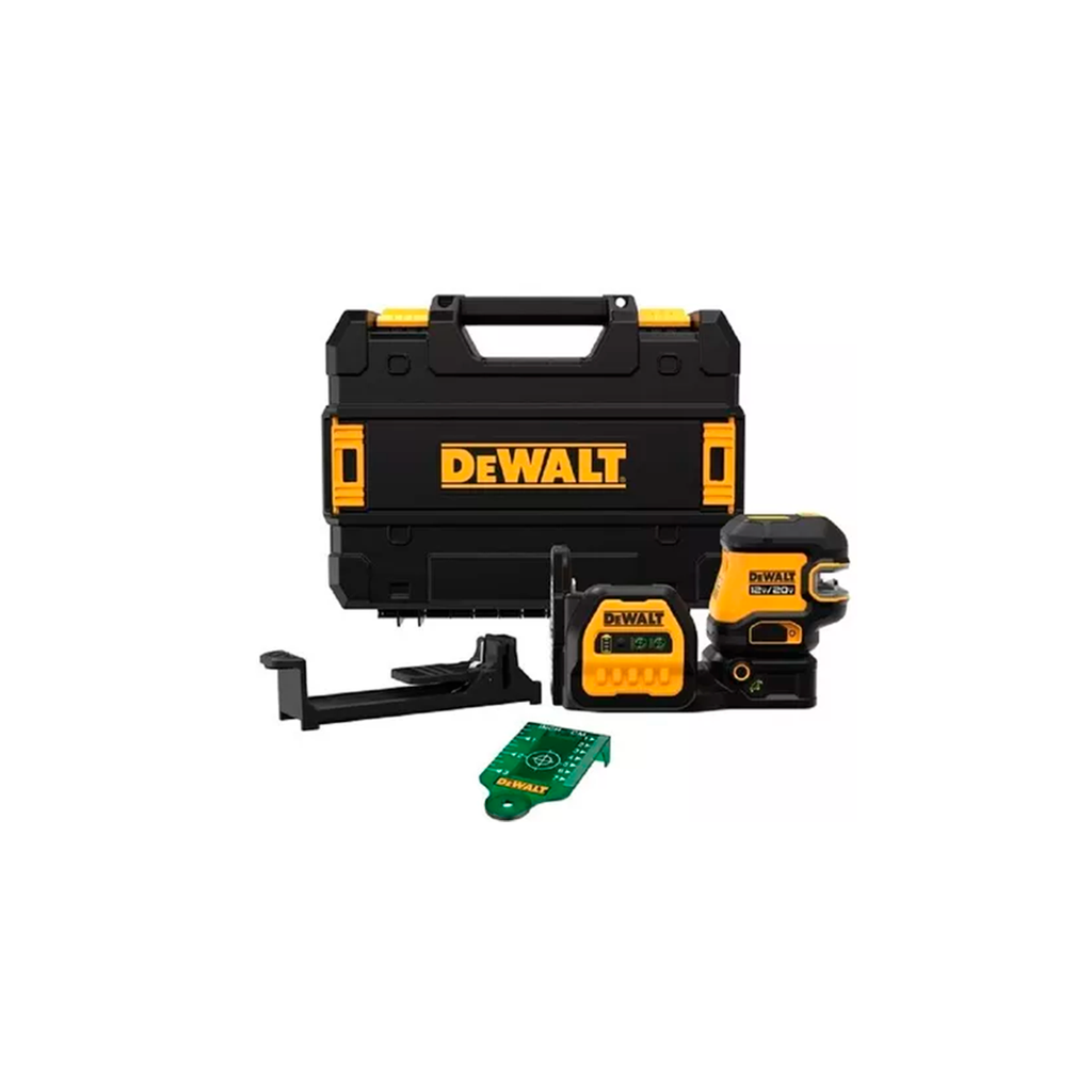 Nivel laser 20v 5 puntos sin bateria dewalt e34520gb
