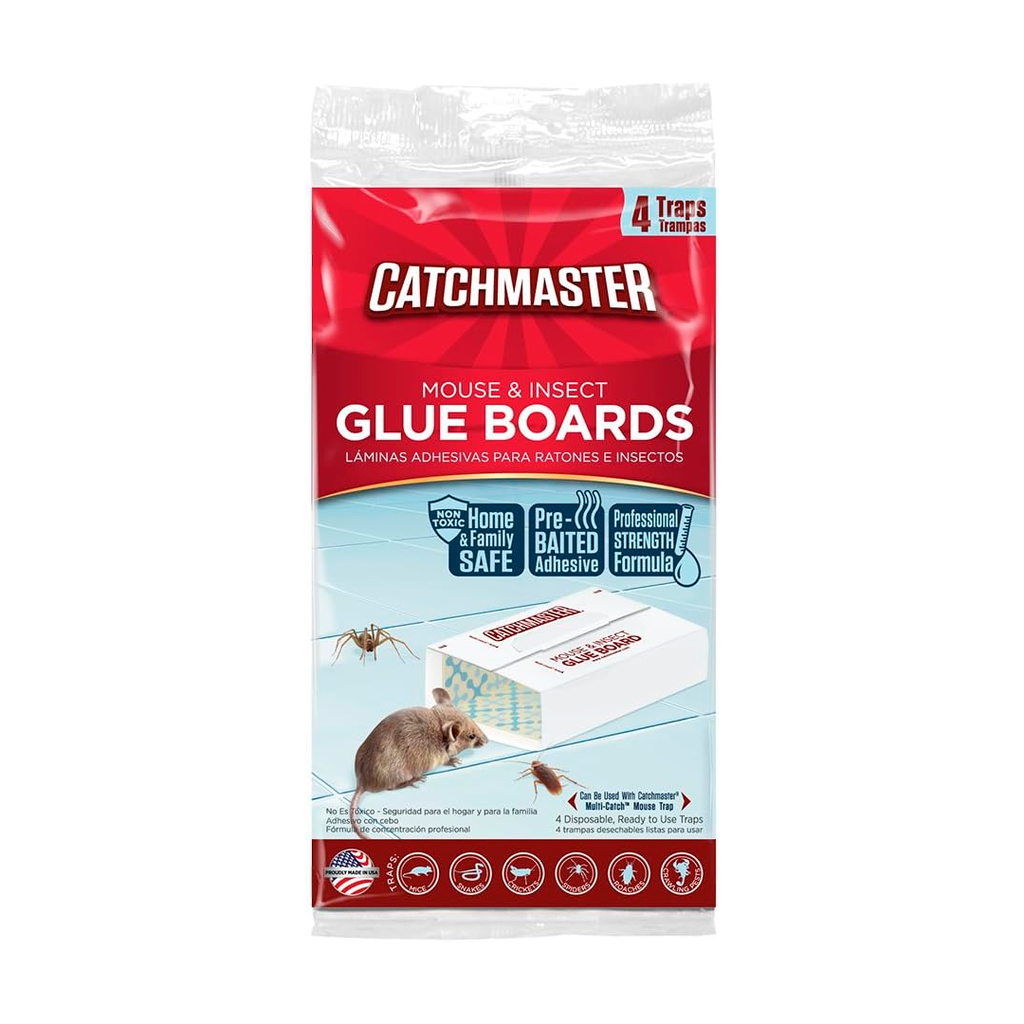 Trampa para raton pegamento 4pc 1872