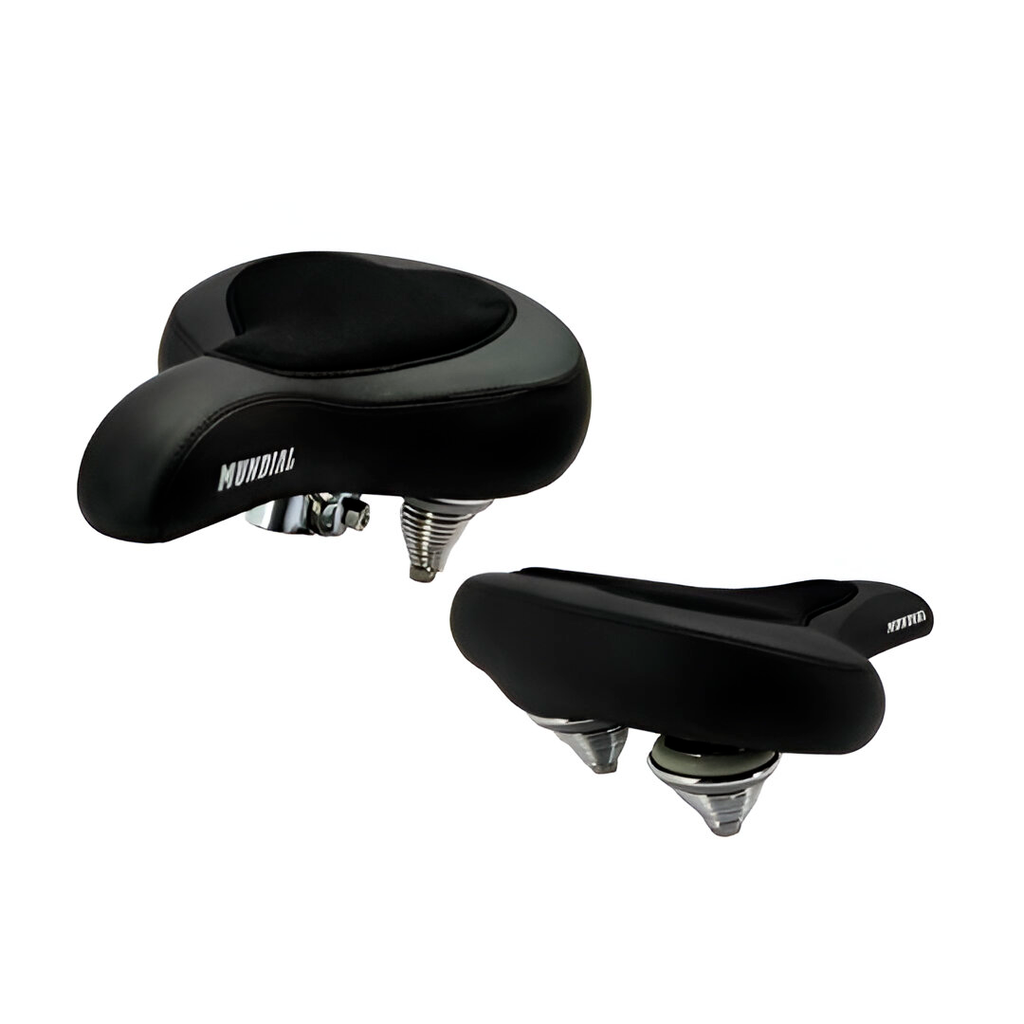 Montura bicicleta con resorte mundial az-6053 negro