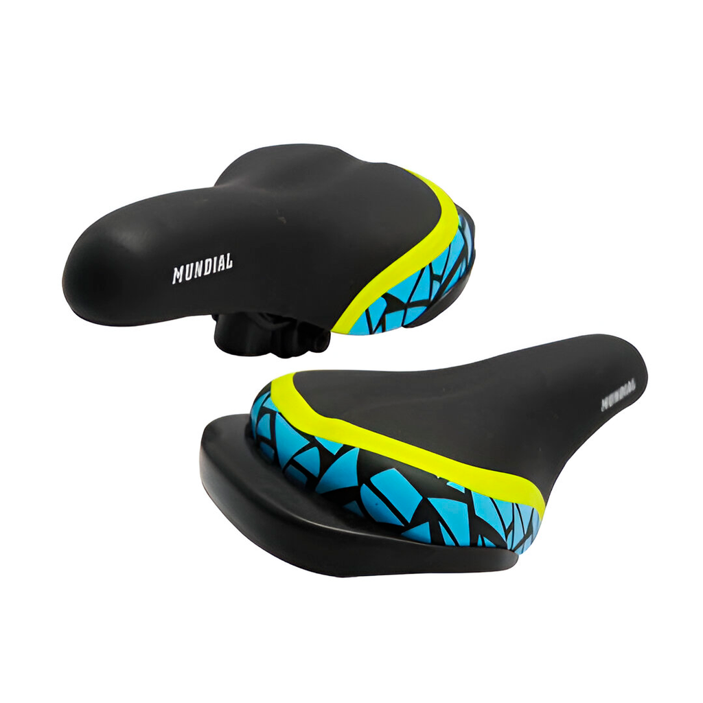 Montura bicicleta mundial az-5559 04 negro/azul/amarillo