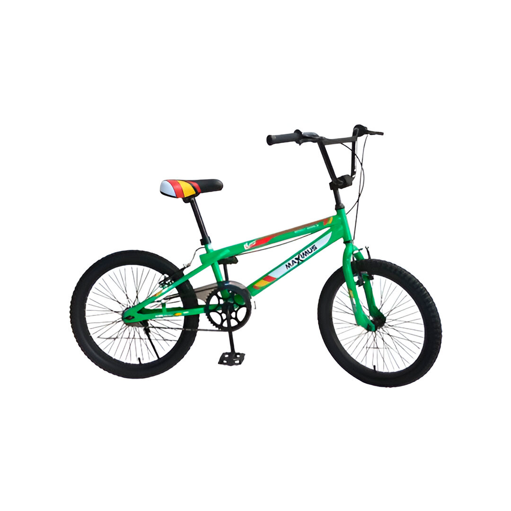 Bicicleta 20 bmx niño 1v max sin guia varios colores  armada