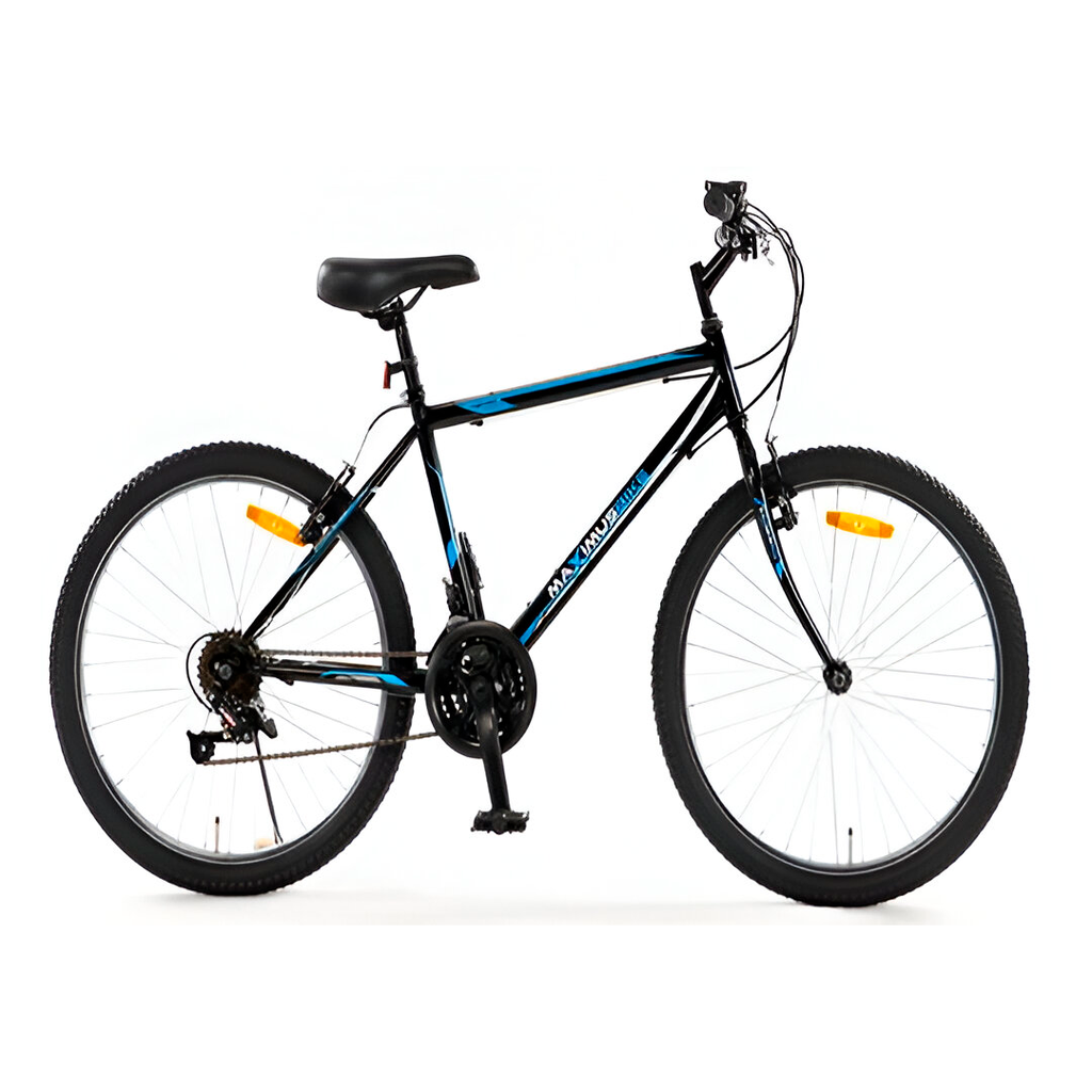 Bicicleta 24 mtb 21v acero tubo recto varios colores  armada