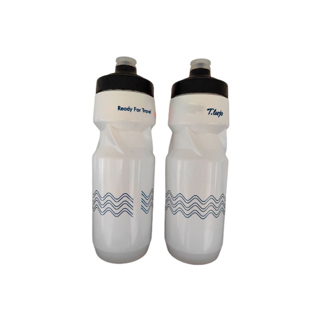 Bote bicicleta sin soporte t.lujo tl-62b02 blanco