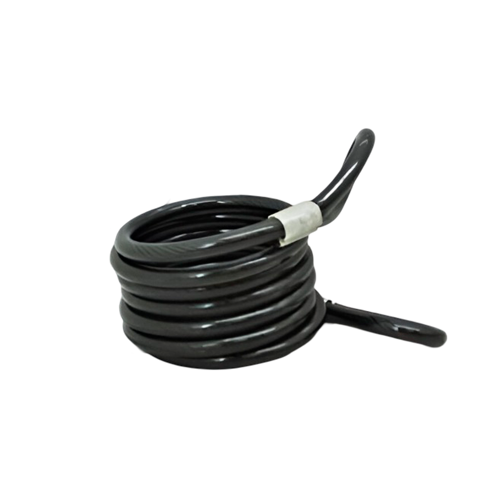 Cable retorcido 8mmx72" china 53226 transparente negro