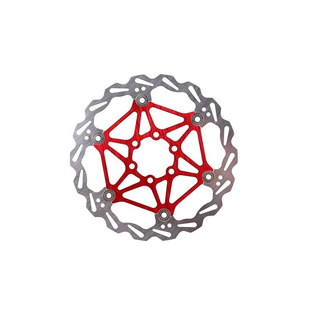 Disco freno bicicleta con tronillo 160mm varios colores