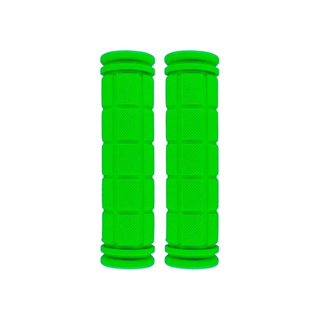 Guante bicicleta 120mm hule decoracion cuadros verde