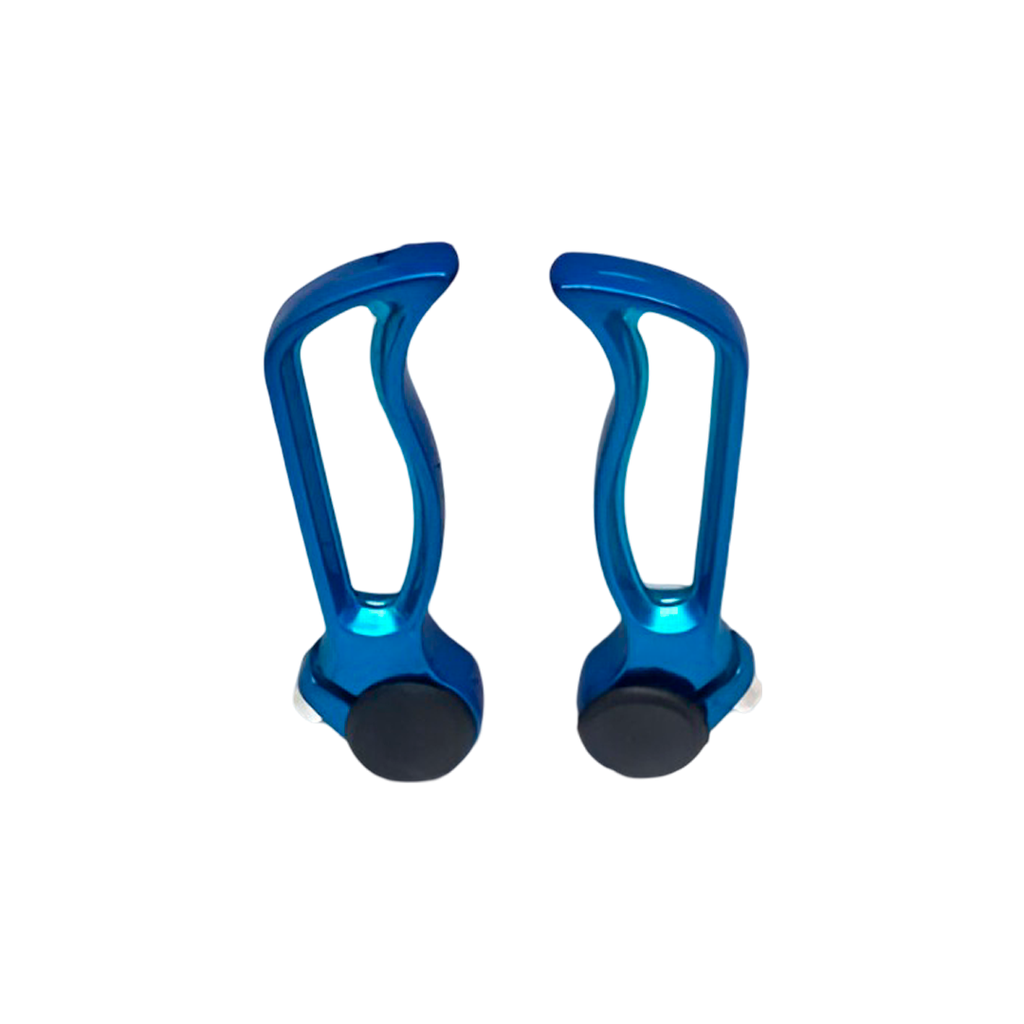 Soporte bicicleta manubrio aluminio azul