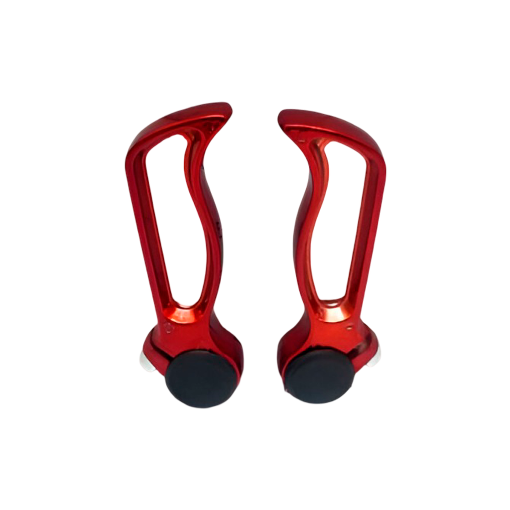 Soporte bicicleta manubrio aluminio rojo