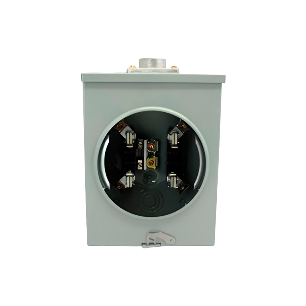 Base contador electricidad 125a gtfp 1.1/2" gris