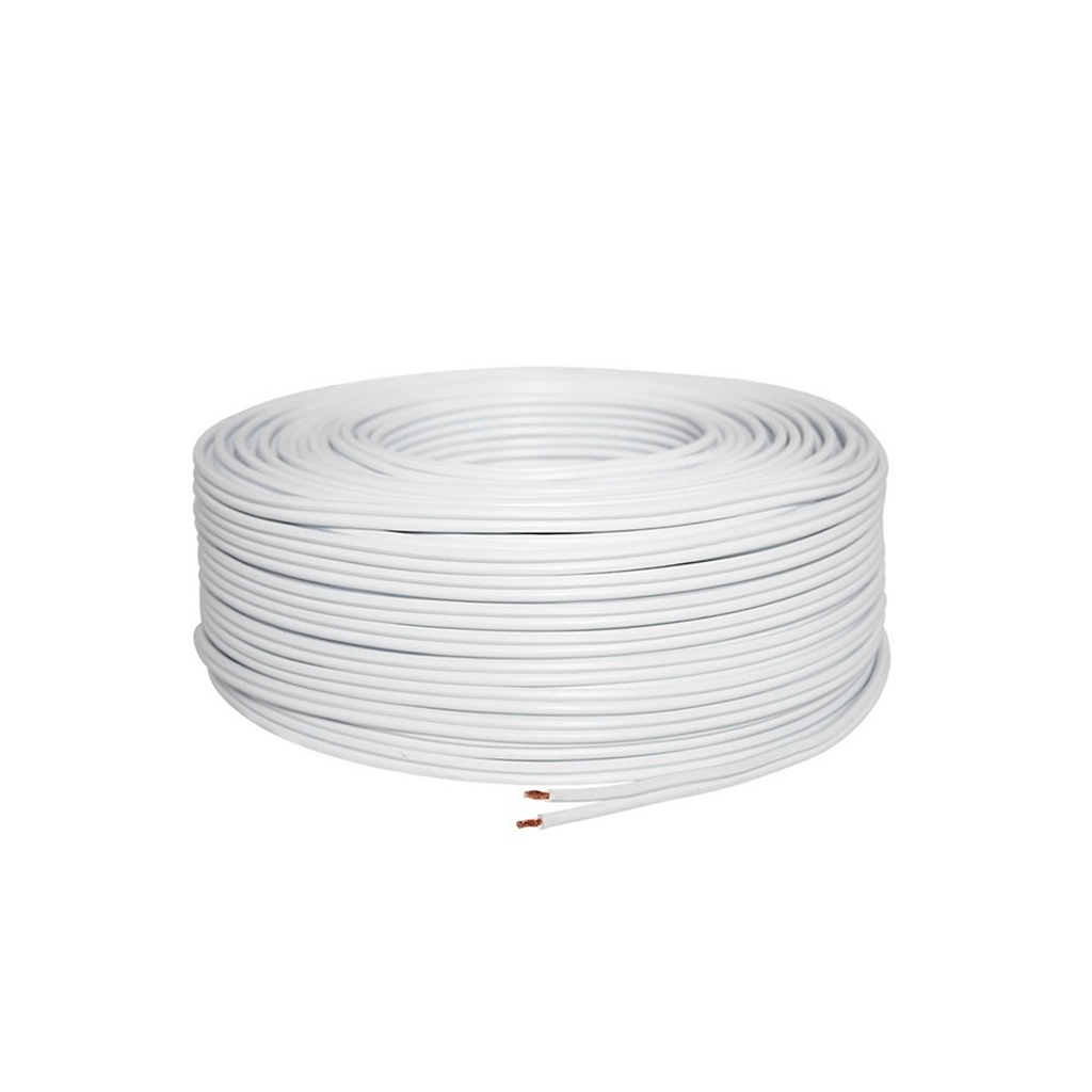Cable electricidad 2x12 awg cordon spt sky-f blanco