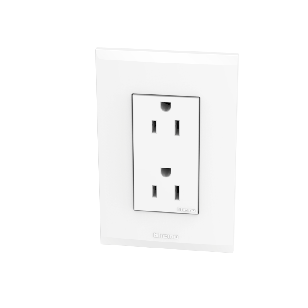 Tomacorriente doble nobile bti2228eb b