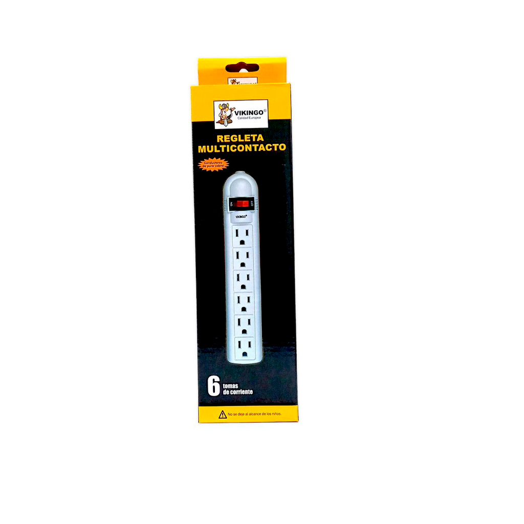 Tomacorriente multiple 6ench vi 8/800705