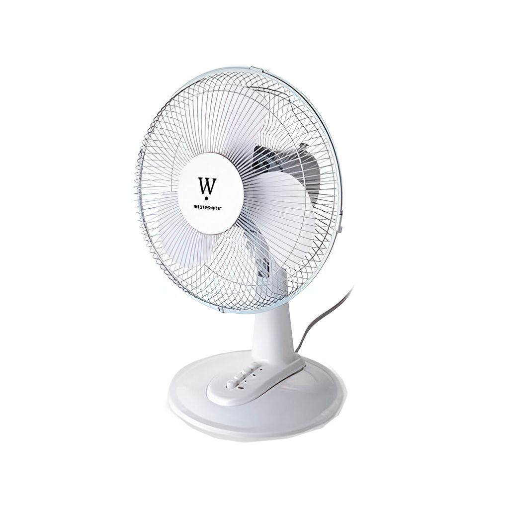 Ventilador mesa 12" 3a homepointe 145341 blanco