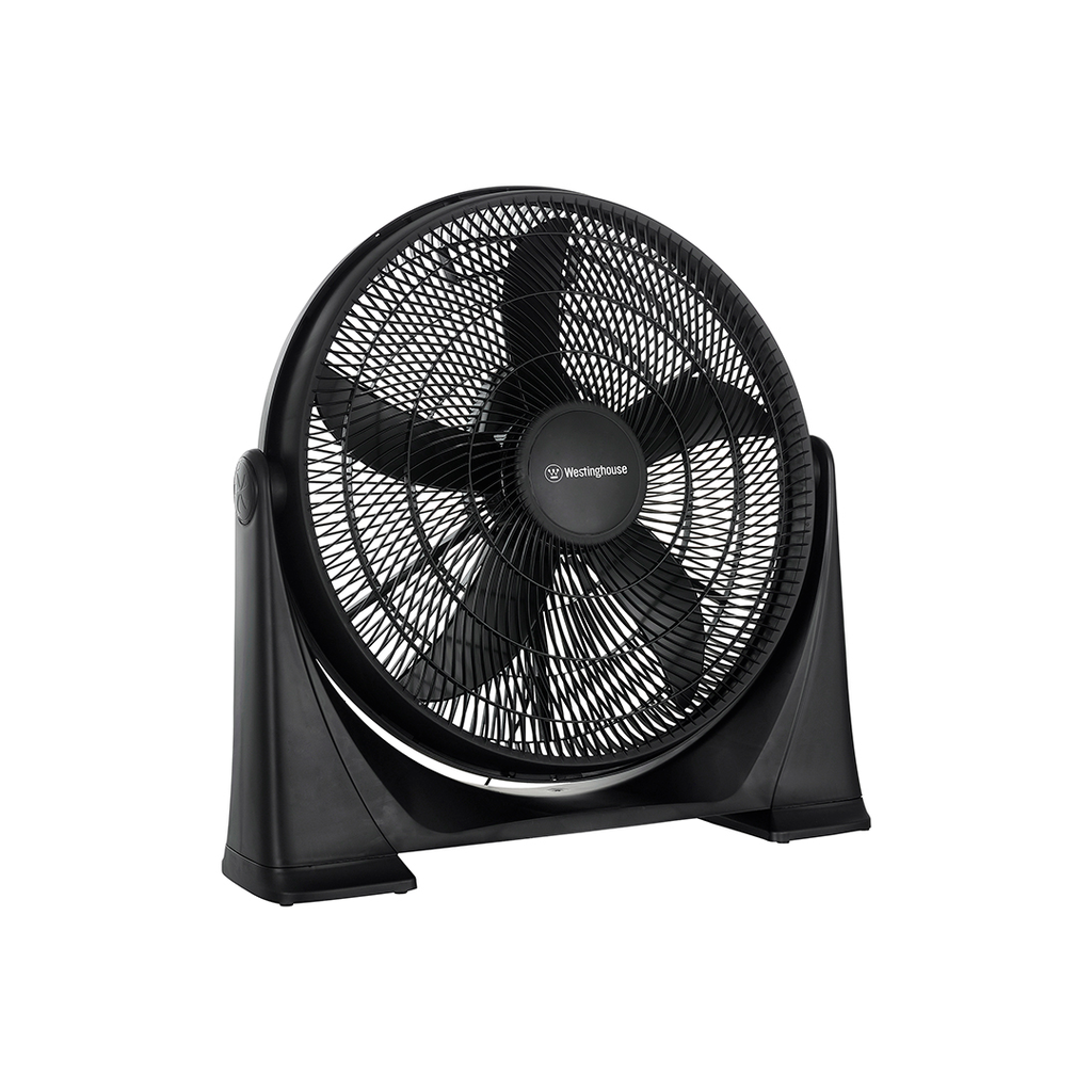 Ventilador piso 20" 3-vel 80w westinghouse 72911 negro