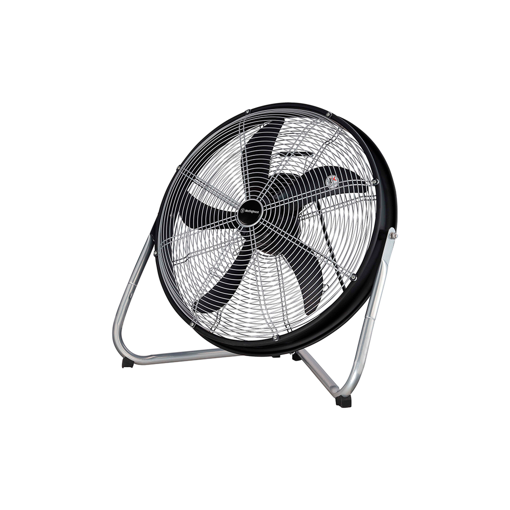 Ventilador piso 20" 3-vel westinghouse 72716 negro/plateado