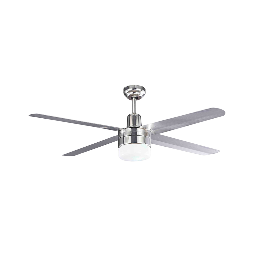 Ventilador techo 56" 4a 1l industrial 72831 niquel