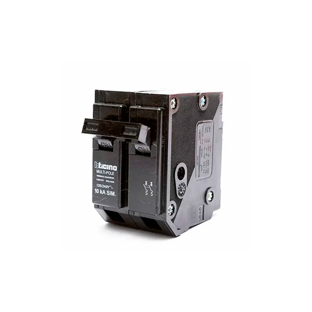 Breaker bipolar 60amp bticino 8902/60n