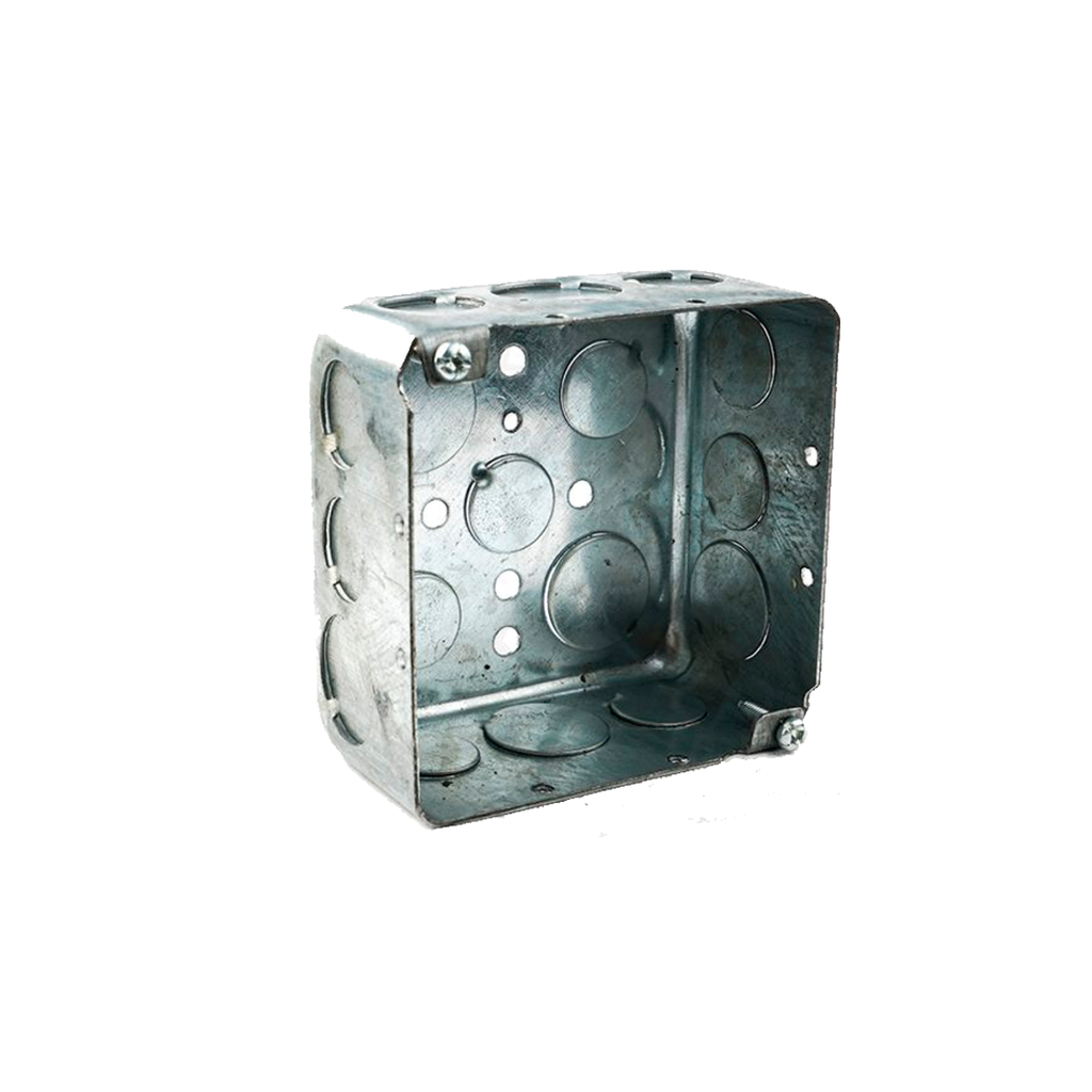 Caja electrica metal 4x4" 1/2x1.1/2" 1.5mm