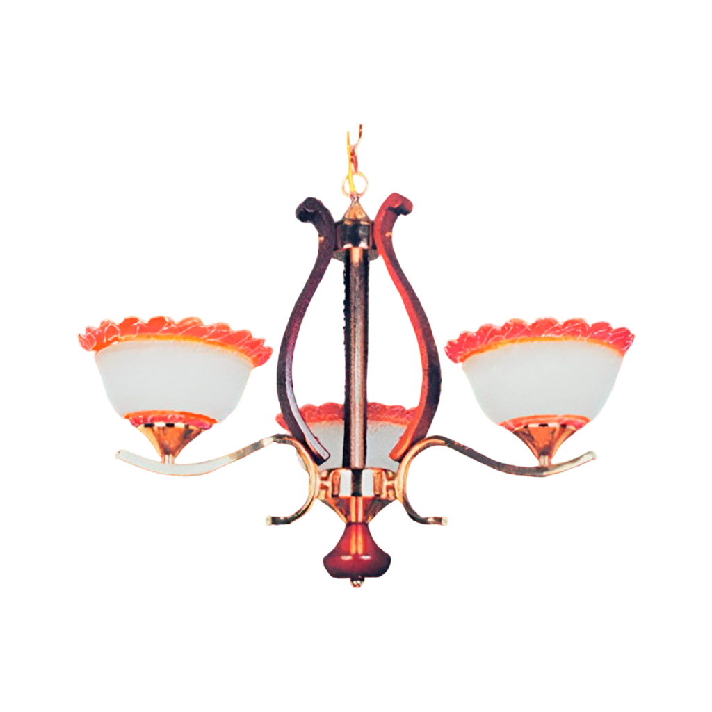 Lampara colgar 3l mundi d-613193 dorado/madera